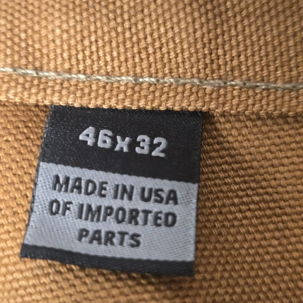 Carhartt B01-M Double-Front Loose Fit Duck Pants.